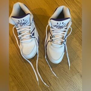 Nike Air Flight ‘89 White Court Purple High-Tops CN 0050-101 (12)